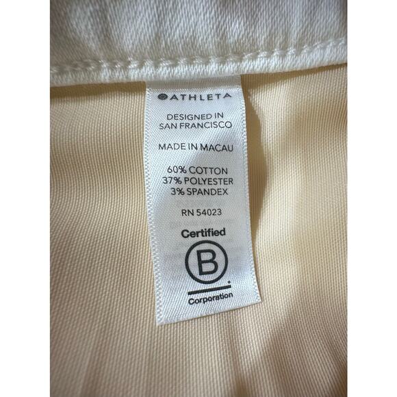 Athleta Skulptek Skinny Ankle Jeans‎ Size 12 (33x29) Off White Cream High Rise - Picture 4 of 9